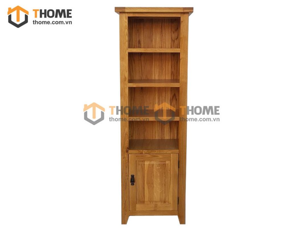 Kệ sách gỗ sồi tự nhiên 1 cánh Harris -KS-24SM