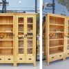 Kệ sách gỗ sồi tự nhiên 2 hộc kéo Tuscany KS-03SM