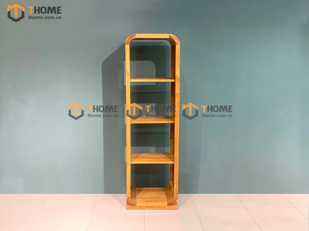 Kệ sách gỗ sồi tự nhiên 4 ô Nova KS-20SM
