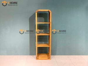 Kệ sách gỗ sồi tự nhiên 4 ô Nova KS-20SM