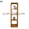 Kệ sách gỗ sồi tự nhiên 4 ô Nova KS-20SM