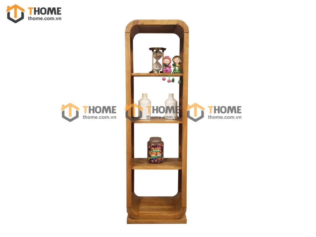 Kệ sách gỗ sồi tự nhiên 4 ô Nova KS-20SM