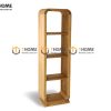 Kệ sách gỗ sồi tự nhiên 4 ô Nova KS-20SM