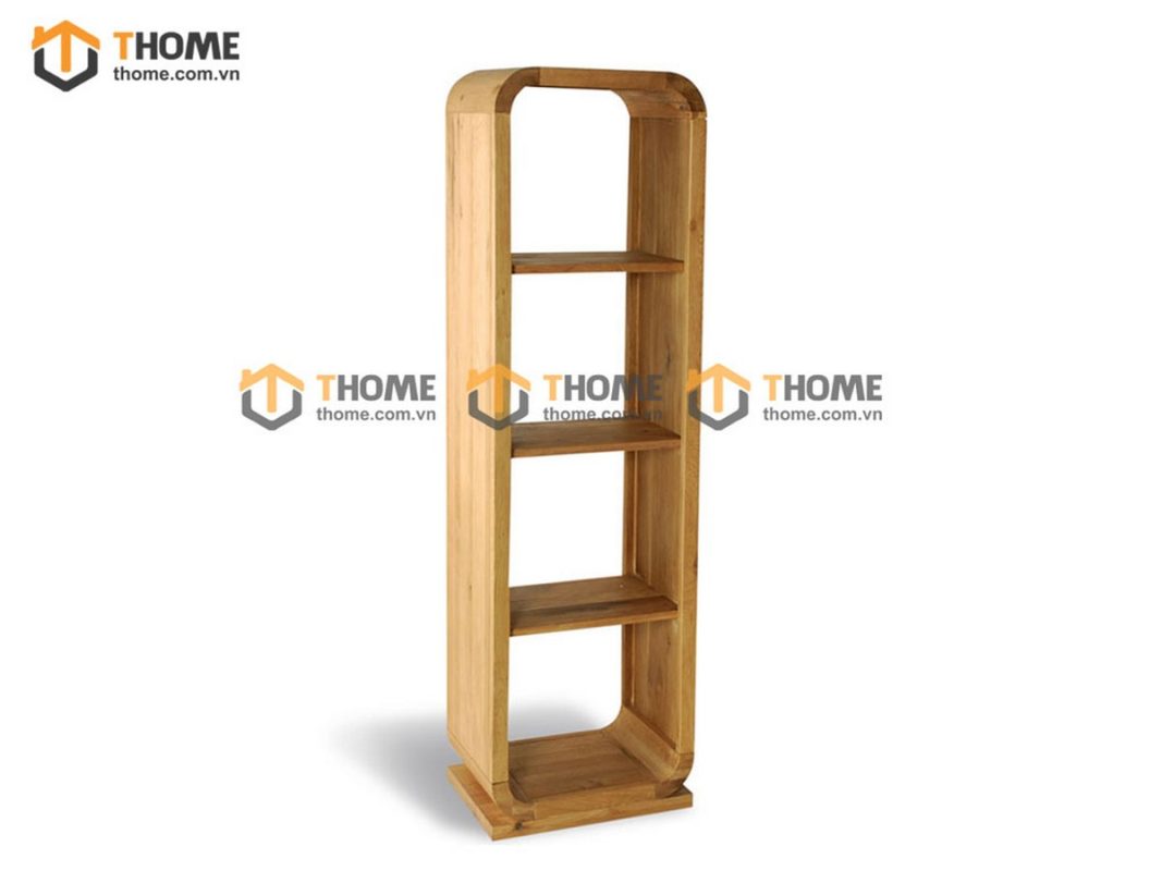 Kệ sách gỗ sồi tự nhiên 4 ô Nova KS-20SM