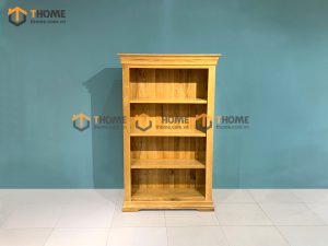 Kệ sách gỗ sồi tự nhiên 4 tầng thấp Tuscany KS-15SM