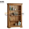 Kệ sách gỗ sồi tự nhiên 4 tầng thấp Tuscany KS-15SM