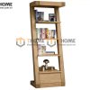 Kệ sách gỗ sồi tự nhiên 4 tầng chữ Z KS-06SM
