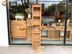 Kệ sách gỗ sồi tự nhiên 5 tầng Harris KS-11SM