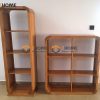 Kệ sách gỗ sồi tự nhiên 6 ô Nova KS-22SM