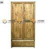 Tủ áo gỗ sồi tự nhiên 2 cánh Lakada TA-07SM