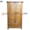 Tủ áo gỗ sồi tự nhiên 2 cánh Victoria TA-22SM