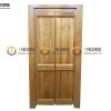 Tủ áo gỗ sồi tự nhiên 2 cánh mở Zen TA-21SM