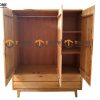 Tủ áo gỗ sồi tự nhiên 3 cánh Como TA-11SM