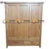 Tủ áo gỗ sồi tự nhiên 3 cánh Harris TA-26SM
