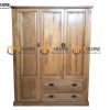 Tủ áo gỗ sồi tự nhiên 3 cánh Tuscany TA-05SM