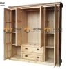 Tủ áo gỗ sồi tự nhiên 4 cánh Tuscany TA-06SM