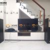 Tủ bếp gỗ công nghiệp Acrylic nhà Chị Hân Phùng Tá Chu TB-03LIC