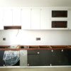 Tủ bếp gỗ công nghiệp Acrylic nhà Chị Lisa Nam Hòa Xuân TB-02LIC