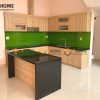 Tủ bếp gỗ công nghiệp Melamin nhà Cha Cẩm Ông Ích Khiêm TB-02MIN