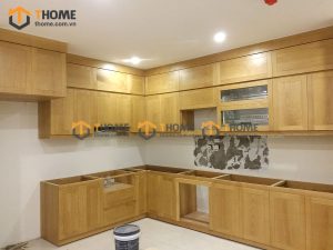 Tủ bếp nhà chị Ngọc Sơn Trà TB-03SM