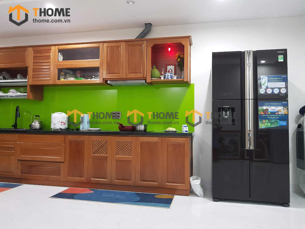 Tủ bếp nhà anh Nguyên Hòa Khánh TB-02SN