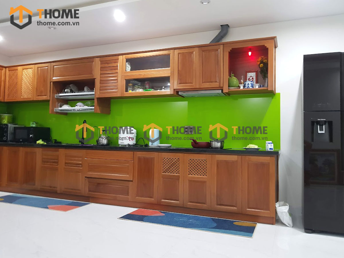 Tủ bếp nhà anh Nguyên Hòa Khánh TB-02SN