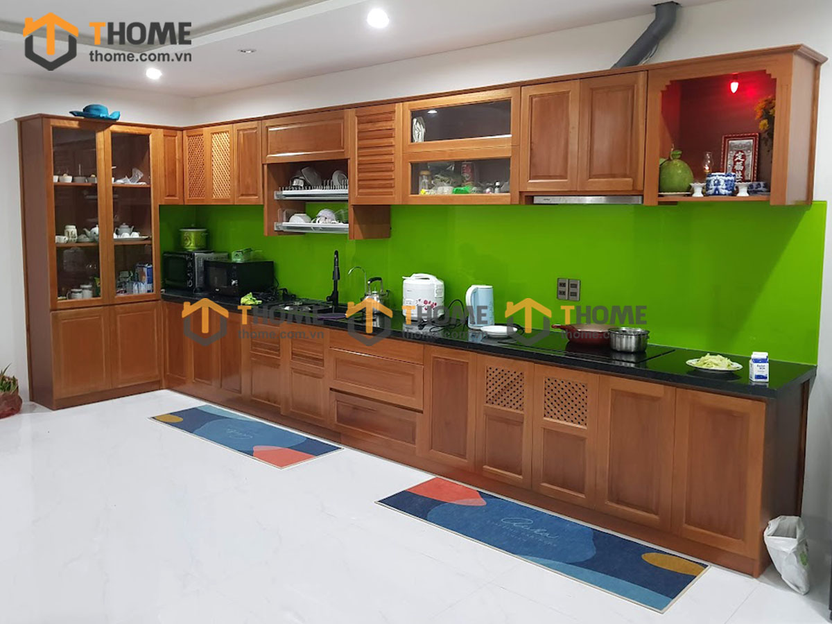Tủ bếp nhà anh Nguyên Hòa Khánh TB-02SN