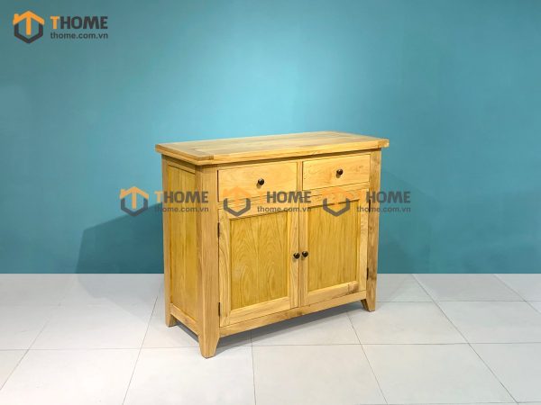 Tủ chén gỗ sồi tự nhiên 2 cánh Harris TC1T-08SM