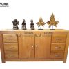 Tủ chén gỗ sồi tự nhiên 2 cánh Woodstock TC1T-07SM