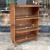 Tủ chén gỗ sồi tự nhiên 3 cánh lật TC1T-15SN