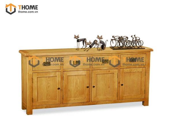 Tủ chén gỗ sồi tự nhiên 4 cánh Harris TC1T-06SM