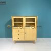 Tủ chén gỗ sồi tự nhiên 3 cánh 3 hộc kéo Mango màu tự nhiên TC1T-05SN