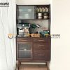 Tủ chén gỗ sồi tự nhiên 2 tầng 4 hộc kéo TC2T-09SN