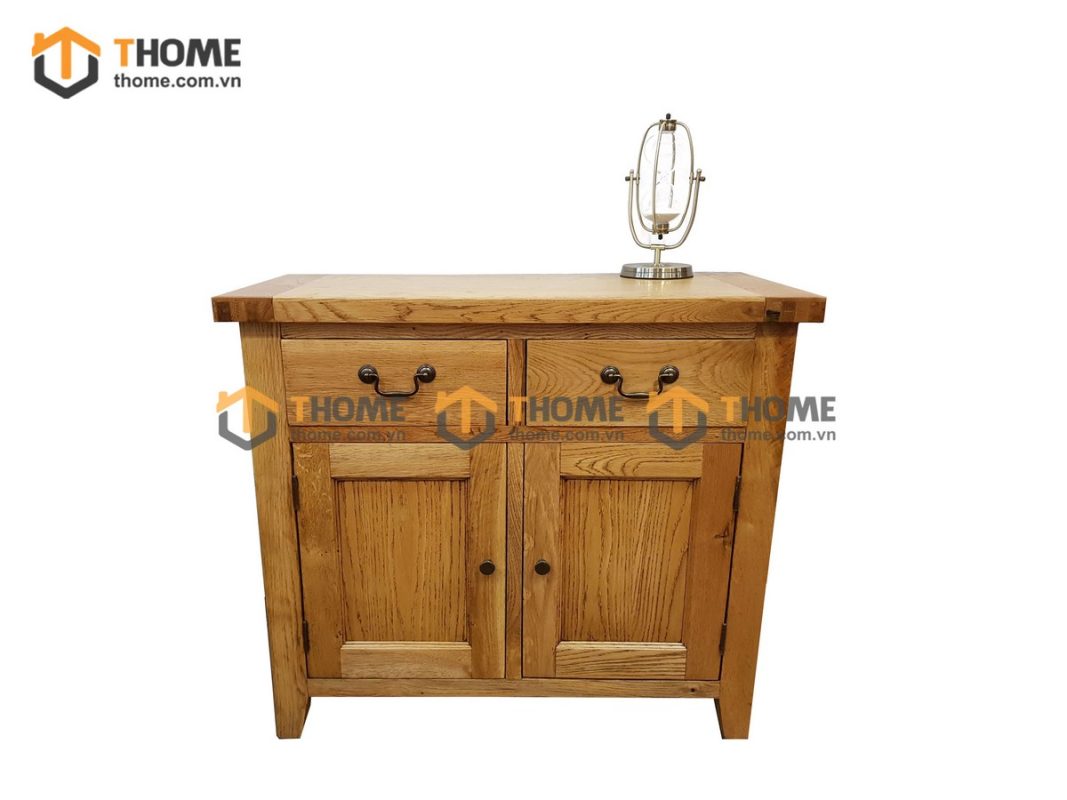 Tủ chén gỗ sồi tự nhiên 2 cánh Harris TC1T-09SM