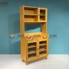 Tủ chén gỗ sồi tự nhiên 2 tầng Momo TC2T-01SN