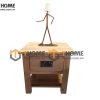 Tủ đầu giường gỗ sồi tự nhiên 1 hộc kéo TDG-14SM