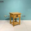 Tủ đầu giường gỗ sồi tự nhiên 1 hộc kéo TDG-15SM