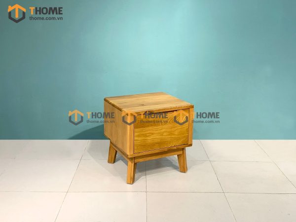 Tủ đầu giường gỗ sồi tự nhiên 1 hộc kéo Como TDG-05SM