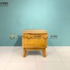 Tủ đầu giường gỗ sồi tự nhiên 1 hộc kéo Como TDG-05SM
