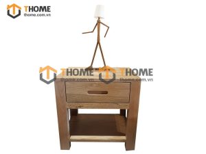 Tủ đầu giường gỗ sồi tự nhiên 2 hộc kéo Cuba TDG-08SM