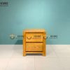 Tủ đầu giường gỗ sồi tự nhiên 2 hộc kéo Lakada màu tự nhiên TDG-03SM