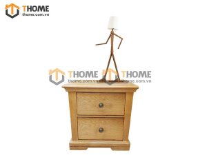 Tủ đầu giường gỗ sồi tự nhiên 1 hộc kéo Tuscany TDG-06SM
