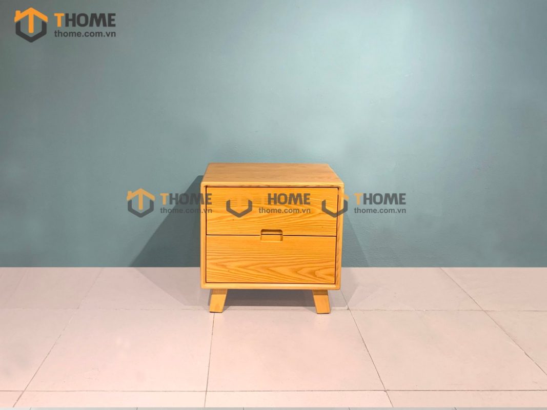 Tủ đầu giường gỗ sồi tự nhiên Capri TDG-02SN