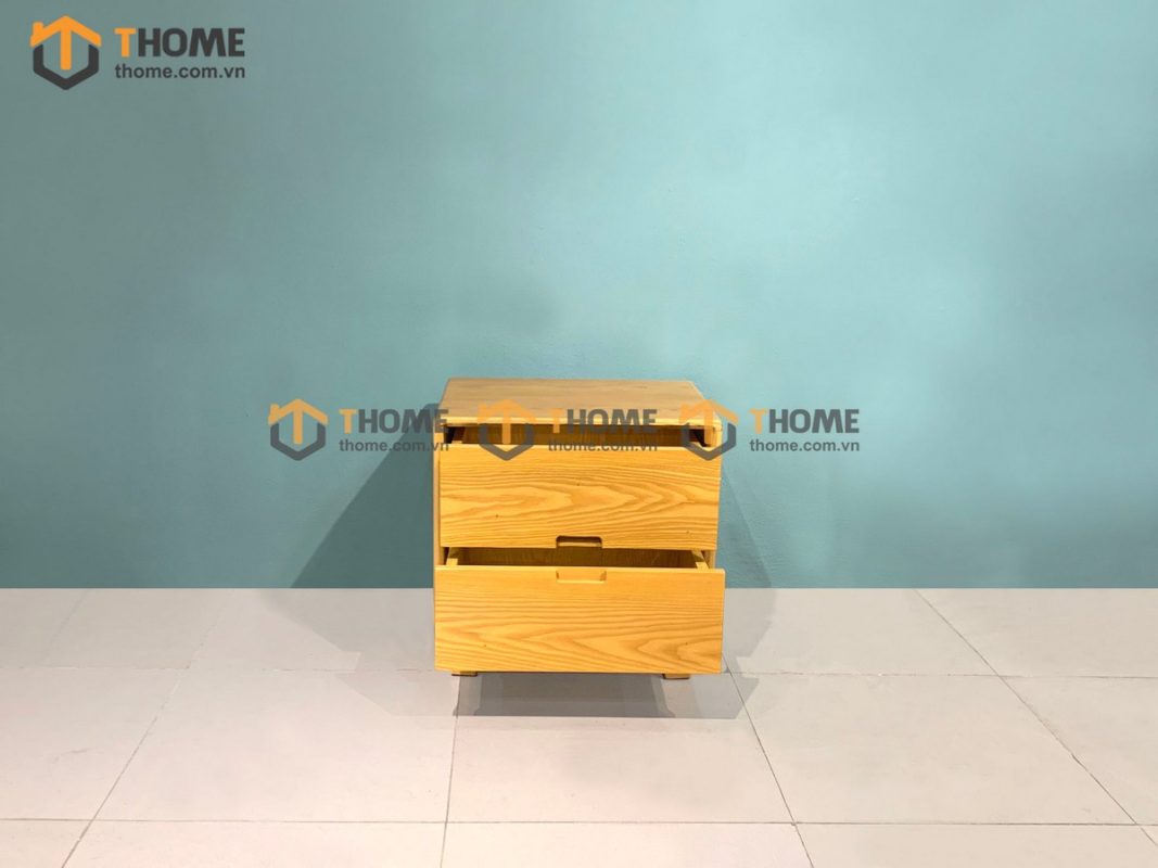 Tủ đầu giường gỗ sồi tự nhiên Capri TDG-02SN