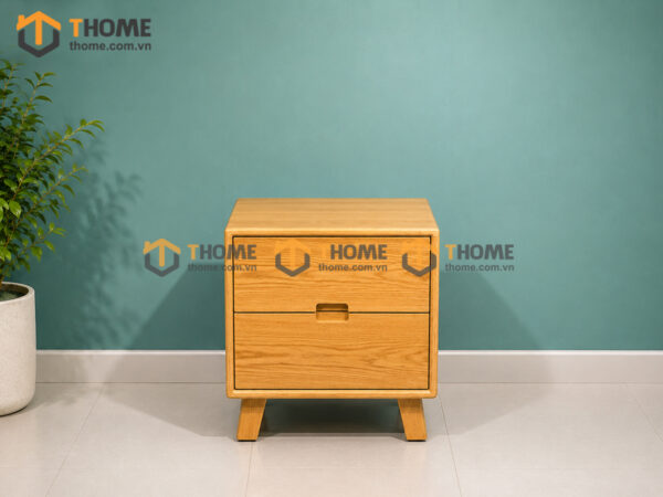 Tủ Đầu Giường Gỗ Sồi Tự Nhiên Capri TDG-02SN