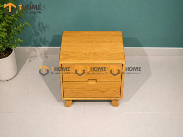 Tủ Đầu Giường Gỗ Sồi Tự Nhiên Capri TDG-02SN