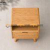 Tủ Đầu Giường Gỗ Sồi Tự Nhiên Cuba 1 Hộc Kéo Màu Tự Nhiên TDG-09SN