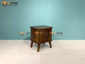Tủ đầu giường gỗ sồi tự nhiên lan sọc TDG-01SN