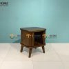 Tủ đầu giường gỗ sồi tự nhiên lan sọc TDG-01SN