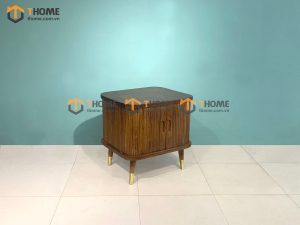 Tủ đầu giường gỗ sồi tự nhiên lan sọc lớn TDG-06SN